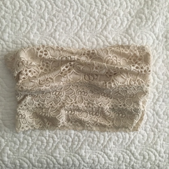 aerie Other - Ivory Aerie Bandeau Bra